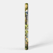 Calico Cat on Floral Porch Cottagecore Samsung Galaxy Hülle (Rechte Seite)