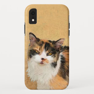Calico Cat Painting - Niedliche Original Cat Art Case-Mate iPhone Hülle