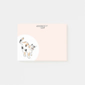 Calico Cat Post-it Klebezettel (Vorderseite)