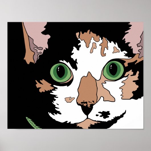 Calico Cat Poster (Vorne)
