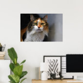 Calico Cat Poster (Heimbüro)