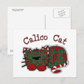 Calico Cat Postkarte (Vorne/Hinten)
