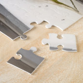 Calico Cat Purple Flowers Puzzle (Seite)