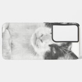 Calico Cat Retro Halftone Samsung Galaxy Hülle (Rückseite (Horizontal))