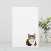 Calico Cat Stationery Briefpapier (Stehend Vorderseite)