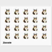 Calico Cat Sticker (Blatt)