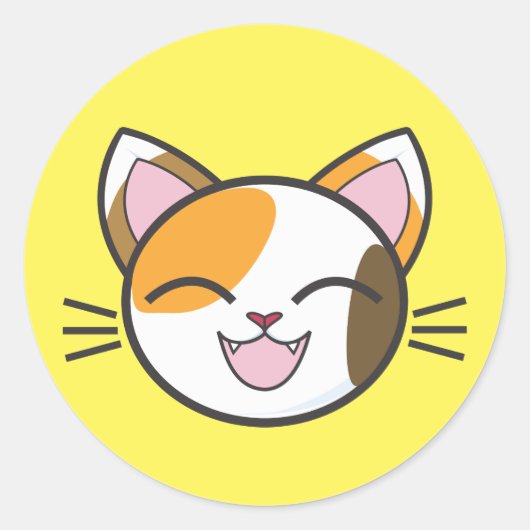CALICO CAT STICKERS (Vorderseite)
