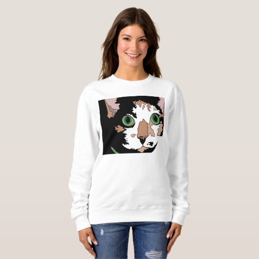 Calico Cat Sweatshirt (Vorne ganz)