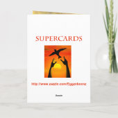 Calico Cat und Happy Birthday Karte (Rückseite)