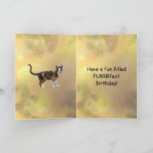 Calico Cat und Happy Birthday Karte (Innenseite)