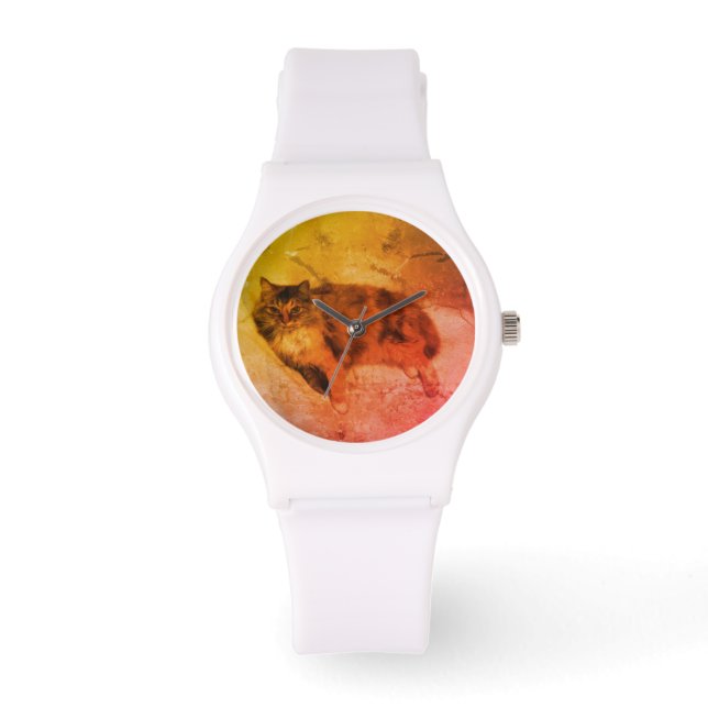 Calico Cat Watch Armbanduhr (Vorderseite)