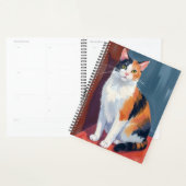 Calico Cat | Watercolor Pretty Kitten Cat Pet Planer (Anzeige)