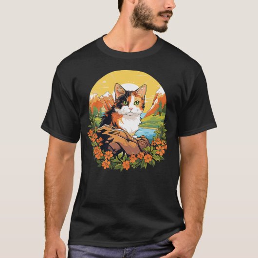 Calico Cats Calico Cat T-Shirt (Vorderseite)