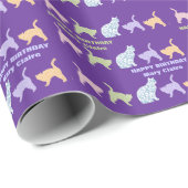 Calico Cats Geschenkpapier (Rolleneckpunkt)