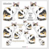 Calico Cats Lg Sticker Set (Blatt)