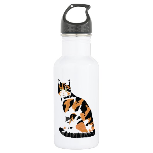 Calico Edelstahlflasche (Vorderseite)