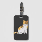 Calico Essential, Calico Portrait, Niedlich Calico Gepäckanhänger (Vorderseite Vertikal)