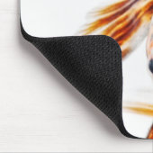 Calico Fantail Comet goldfish (Carassius) Mousepad (Ecke)