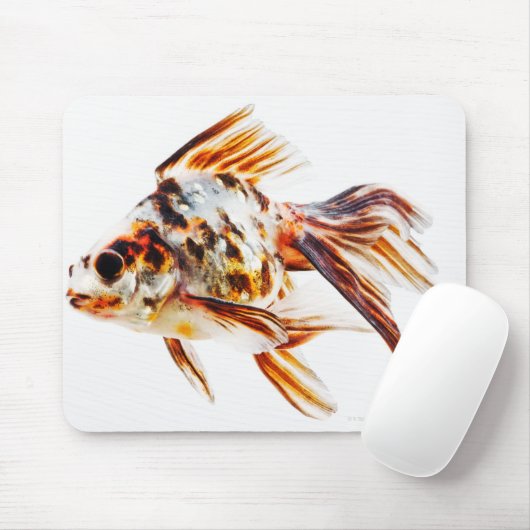 Calico Fantail Comet Goldfish Mousepad (Mit Mouse)