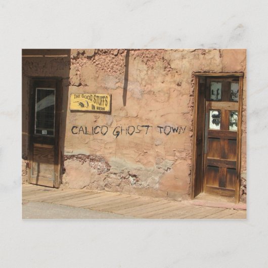 Calico Ghost Town Postcard! Postkarte (Vorderseite)