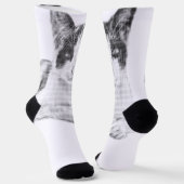 Calico Halftone Muse Socken (Gewinkelt)