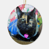 Calico I Keramik Ornament (Links)