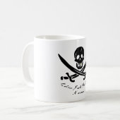 Calico Jack Nassau Pirate Flag Piratenflagge  Kaffeetasse (Vorderseite Links)