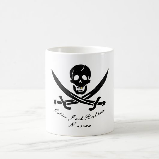 Calico Jack Nassau Pirate Flag Piratenflagge  Kaffeetasse (Mittel)