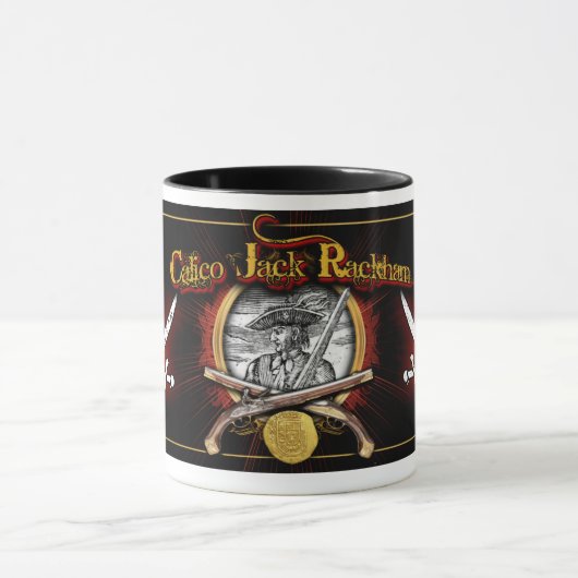 Calico Jack Rackham Pirate Coffee Tasse (Zentrum)