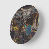 Calico Jacke Grand Cayman Runde Wanduhr (Winkel)