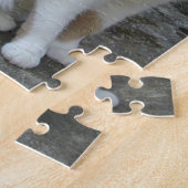 Calico Katze im Freien Puzzle (Seite)
