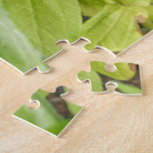 Calico Katze in den Zinnien Puzzle (Seite)