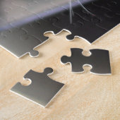 Calico Katze mit gelben Augen Puzzle (Seite)