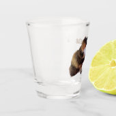 Calico-Katze schüttelt sie? Schnapsglas (Links)