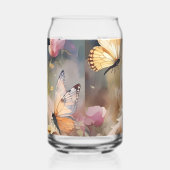 Calico Katze und Schmetterlinge im Frühlingspark Dosenglas (Rechts)