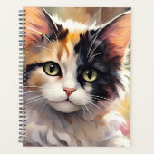 Calico Katze und Schmetterlinge im Frühlingspark Planer (Vorderseite)