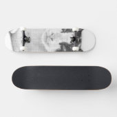 Calico-Katzen-Comic-Halfton Skateboard (Horizontal)