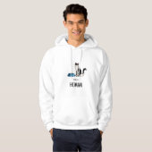 Calico-Katzen-Sweatshirt Hoodie (Vorne ganz)