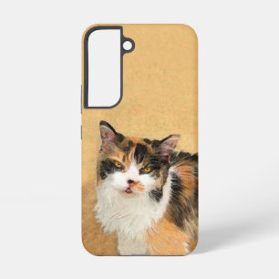 Calico-Katzenmalerei - Süße originelle Katzenkunst Samsung Galaxy Hülle
