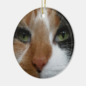 Calico-Katzenschmuck Keramikornament (Links)