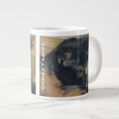 Calico Kitten Face Jumbo-Tasse (Vorderseite Rechts)