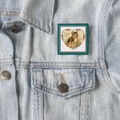 Calico Kitten im Herzen Button (Beispiel)