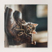 Calico Kitten in Old Shoe Puzzle (Horizontal)