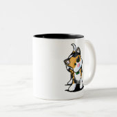 Calico Kitten KiniArt Tasse (VorderseiteRechts)