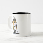 Calico Kitten KiniArt Tasse (Vorderseite Links)