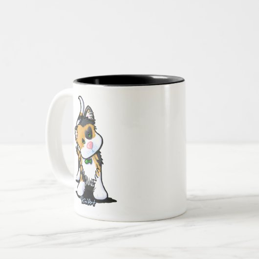 Calico Kitten KiniArt Tasse (Vorderseite Links)