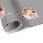 Calico Kitten Local Catnip Händler Geschenkpapier (Rolleneckpunkt)