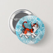 Calico Kitty Button (Vorne & Hinten)