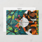 Calico Liebe Postkarte (Vorne/Hinten)