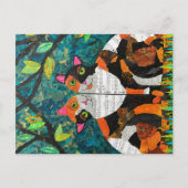 Calico Liebe Postkarte (Vorderseite)